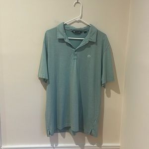 Travis Mathew Men’s Teal Golf Polo Size XXL